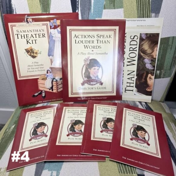 Vtg American Girls Collection Samantha’s Pastimes 4 Activity Craft Book Set - Picture 5 of 11